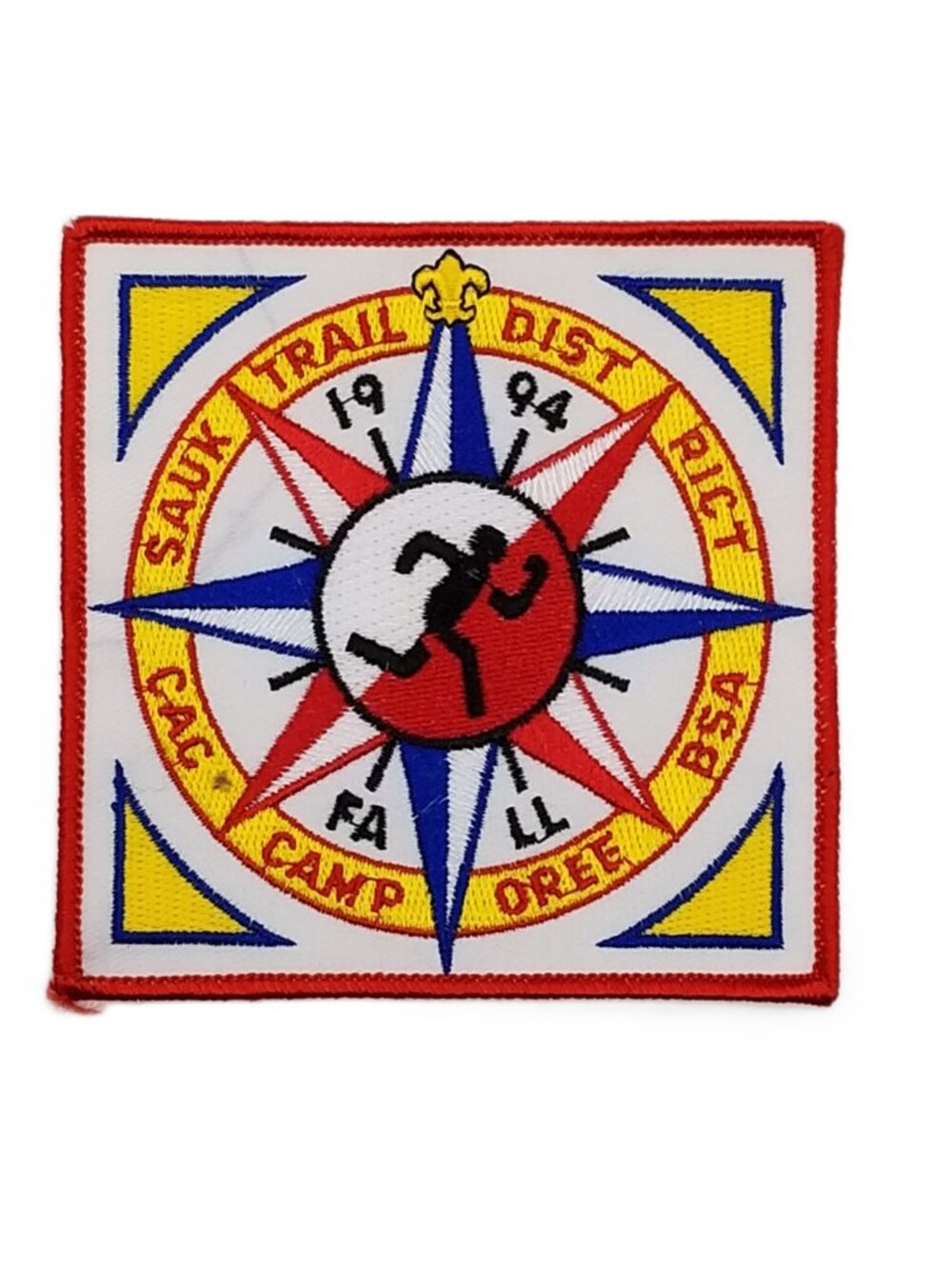 Chicago Area Council Illinois 1994 Sauk Trail Camporee Patch BSA Compass